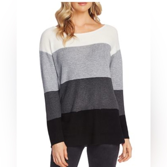 Vince Camuto Sweaters - Vince Camuto Womens Waffle Stitch Font Pockets Sweater XXL